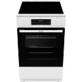 Gorenje Advanced GEIT5C60WPG - Komfyr - frittstående - bredde: 50 cm - dybde: 59.4 cm - høyde: 85 cm - med selvrens - hvit