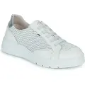 Fluchos for woman. F1668 Pompas grey slippers (41), White, Fabric, 3 to 5 cm, Laces, Casual