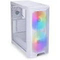 Lian Li Lancool 215 W - Tower - utvidet ATX (E-ATX) - sidepanel med vindu (herdet glass) - ingen strømforsyning - hvit - USB/lyd