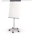 MAUL 6372682, Frittstående, 660 x 970 mm, Portrett, Plast, Stål, Grå, 5 hjul