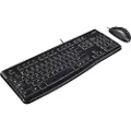 Logitech Desktop MK120 - Tastatur- og mussett - USB - QWERTY - US International