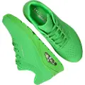 SKECHERS for woman. 73690 Trainers Uno Stand On Air green (36), Flat, 1 to 3 cm, Laces, Casual