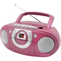 Soundmaster SCD5100PI, FM, Rosa, LR14/C, 9 V, 230 V, 50 Hz