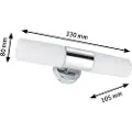 Paulmann 70350, Hvit, Glass, Metall, IP44, Matt, 1 lamper, 20 W