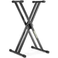 Hercules Stands Hercules Dobbel Avstivet Keyboardstativ