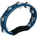 Meinl Percussion ABS Hånd Tamburin Aluminium Klirring TMT1AB Blå