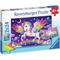 Ravensburger Unicorn And Pegasus Puslespill 2x24 brikker