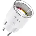 NOUS Smart Wi-Fi-kontakt A1, 3450W 16A, med energimåling, TUYA / Smart Life, NOUS