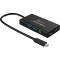 J5CREATE JVA01-N - Videofangstadapter - USB-C 3.2 Gen 1 - svart