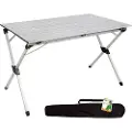 Aktive 110x70x70 Cm Aluminium Folding Bord