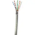Nedis Solid Sf/utp Cca 100 M Indoor Pvc Cat6-spole Nettverkskabel