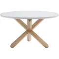 Kave Home Kave HomeSpisebord Lotus Ø 120 cmHvitSpisebordFra Homeroom