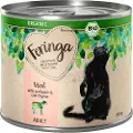 Feringa Bio Meny Adult 6 x 200 g - Øko-kalv med øko-gresskar og øko-kattegamander
