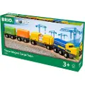 BRIO Godstog Med Tre Vogner (33982)