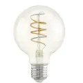 Eglo LED-lyspære G80 Globe 4W/822 270 lumen clear 3-step dimmable E27