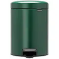 Brabantia newIcon - Søppelbøtte - flipp-lokk - 5 L - fotpedal - furugrønn