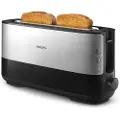 Philips Viva Collection HD2692 - Brødrister - 2 skive - 1 Spor - svart