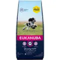 Eukanuba 3 kg gratis! 18 kg Eukanuba Breed kylling - Puppy Medium Breed Kylling