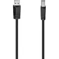 Hama Essential Line - USB-forlengelseskabel - USB (hann) til USB-type B (hann) - USB 2.0 - 500 mA - 5 m - svart