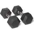 Olive Rubber Hex 8kg Hantel 2 Enheter