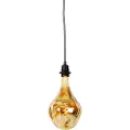 QAZQA Hengende lampe svart dimmbar inkl. LED-speil gull dimmbar - Cava Luxe
