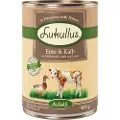 Lukullus Naturkost Adult Kornfri 6 x 400 g - And og kalv med søtpoteter, epler og linolje