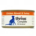 Thrive Økonomipakke Thrive Complete 24 x 75 g - Kyllingbryst & kalkun