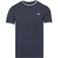Fred perry for man. M1588 T-shirt M1588 Twin Tipped blue (M), Casual, Cotton, Short sleeve