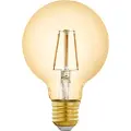 Eglo Connect-Z - LED-filamentlyspære - form: G80 - E27 - 4.9 W (ekvivalent 41 W) - klasse F - varmt hvitt lys - 2200 K