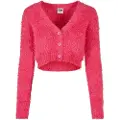 Urban Classics Cropped Feather Cardigan