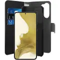 Puro 2-i-1 Samsung Galaxy S23+ 5G Magnetisk Lommebok-deksel - Svart
