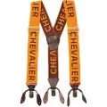 Chevalier Logo Suspenders High Vis Orange One Size