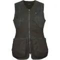 Chevalier Vintage Dogsport Vest Women Leather Brown 48W