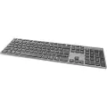 Deltaco Wireless Keyboard Dark Grey - Tastatur - Nordisk - Grå