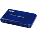 Hama USB 2.0 30 in 1 CardReaderWriter - Kortleser - 35-i-1 (CF I, CF II, MS, MS PRO, Microdrive, MMC, SD, SM, MS Duo, xD, MS PRO Duo, RS-MMC) - USB 2.0