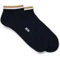 Hugo Boss for man. 50491192 Pack 2 Pair of Socks Uni Navy (43-46), Homewear, Cotton