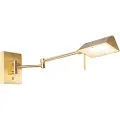 QAZQA Design vegglampe messing inkl. LED-dimmer - Notia