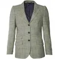 Chevalier Advie Tweed Blazer Women Willow Green Checked 38W