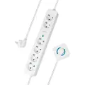 Logilink Sl 2425 U Strømpadde Med 4 Uttak Og Bryter 1.5 M