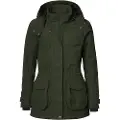 Chevalier Basset Chevalite Fill130 Jacket Women Dark Green 42W
