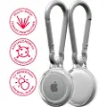 Tech21 T21-9273, Etui, Gjennomsiktig, Clear, Slagbestandig, Fallsikker, Ripebestandig, Apple AirTag, 2 stykker