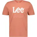 Lee Logo Kortarmet T-skjorte