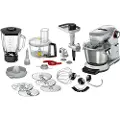 Bosch OptiMUM Serie | 8 MUM9BX5S65 - Kjøkkenmaskin - 1600 W - platinasølv