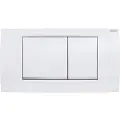 Geberit Betjeningsplade Twinline 30, Plast, Alpin-hvid