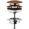 GROHE Push up bundventil - Børstet Warm Sunset, Afløbsgarniture med tryk-åben 65807DL0