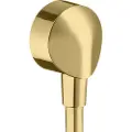Hansgrohe fixfit wall outlet e without non-return valve polished gold-optic