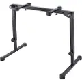 K&M 18820.019.55, Tastatur, Sort, Stål, Gulv, 80 kg, 122 - 729 mm