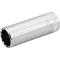 Bahco Pipe, tolvkant, 1/4”, Stikkontakt, 1/4, Metrisk, 1 hoder, 8 mm, Stål