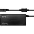 Aisens Aslc-65wauto-bk Universell Bærbar Pc-lader 65w
