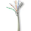 Nedis Solid Sf/utp Copper 100 M Indoor Lszh Cat6a-spole Nettverkskabel